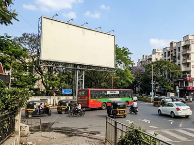 Metro Pillar at Erandwane, Pune — outdoor advertising