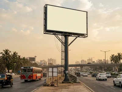 Bus Queue Shelter at Parel, Mumbai — outdoor advertising