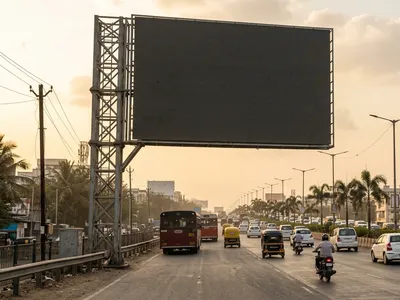 Hoarding at Malad West, Mumbai — outdoor advertising