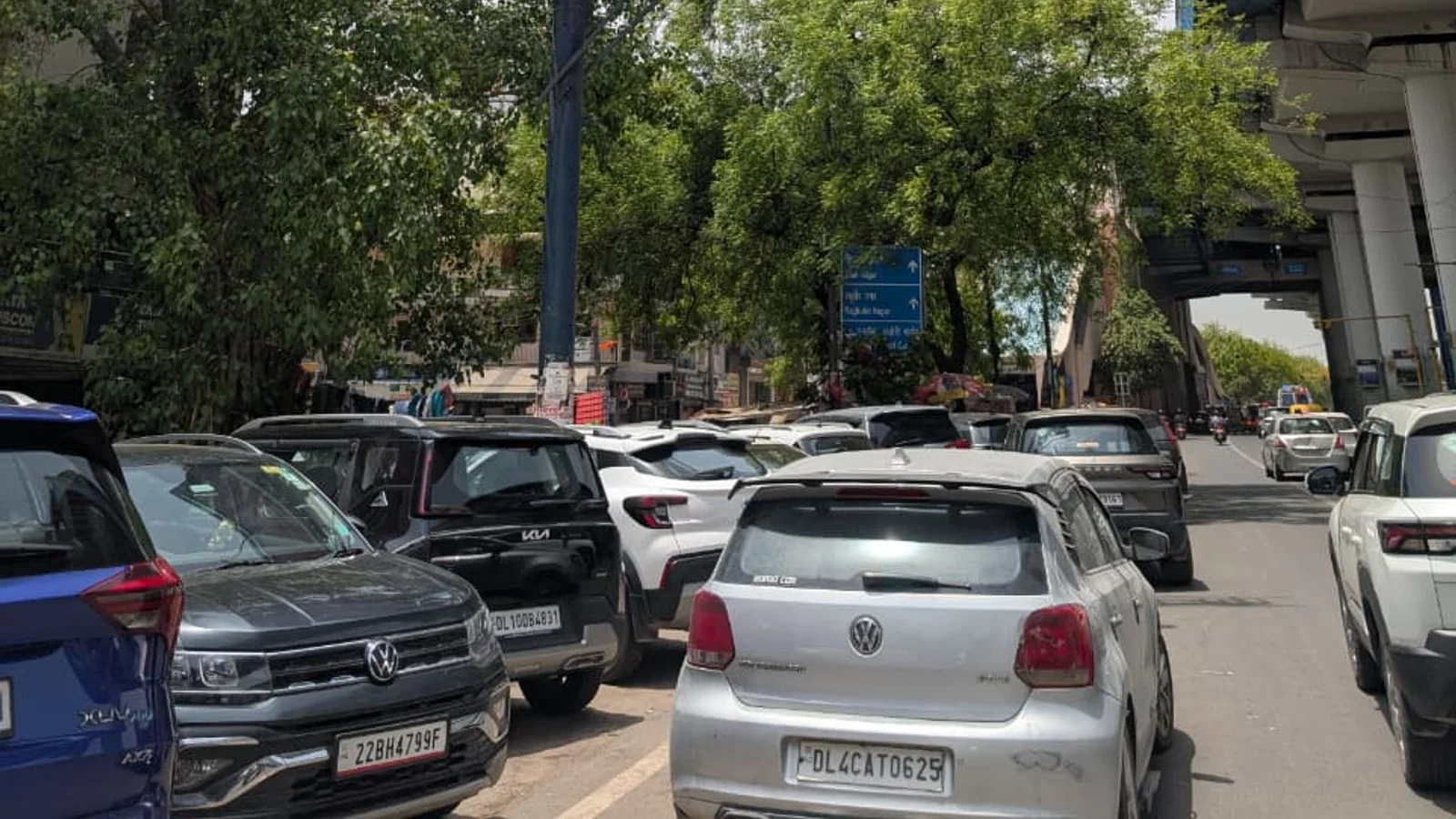 Hoarding at Shakarpur Khas, Delhi — 20x10 ft back-lit outdoor advertising