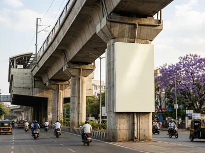 Metro Pillar at Erandwane, Pune — outdoor advertising
