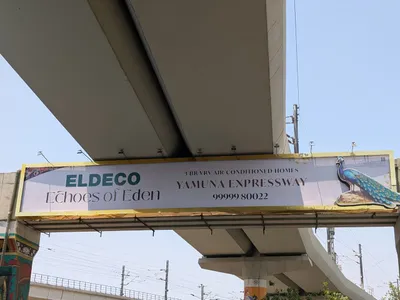 Metro Pillar at Okhla, Delhi — outdoor advertising