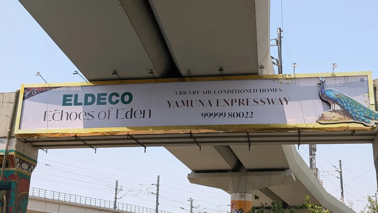 Metro Pillar at Okhla, Delhi — 4x5 ft back-lit outdoor advertising