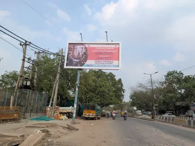 Hoarding at Connaught Place, Delhi — outdoor advertising
