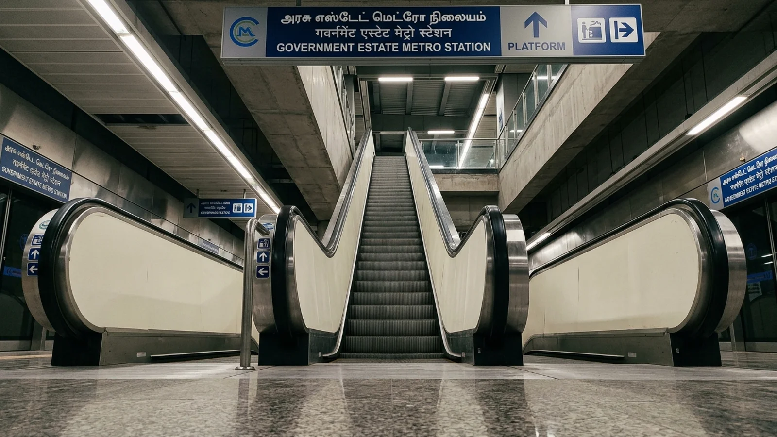 Metro Glass Branding at Glass Branding at Metro Station LIC, Chennai, Chennai — non-lit transit advertising