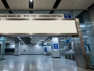 Glow Sign Board at Glow Sign Board at Metro Station Vadapalani, Chennai, Chennai — outdoor advertising