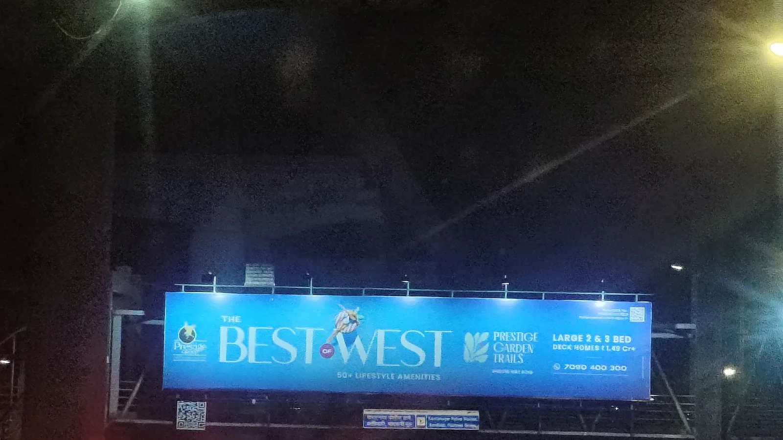 Bus Queue Shelter at Colaba, Mumbai — back-lit outdoor advertising