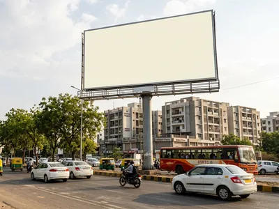Bus Queue Shelter at Bus Shelter - Vesu Surat, 93761, Surat — outdoor advertising