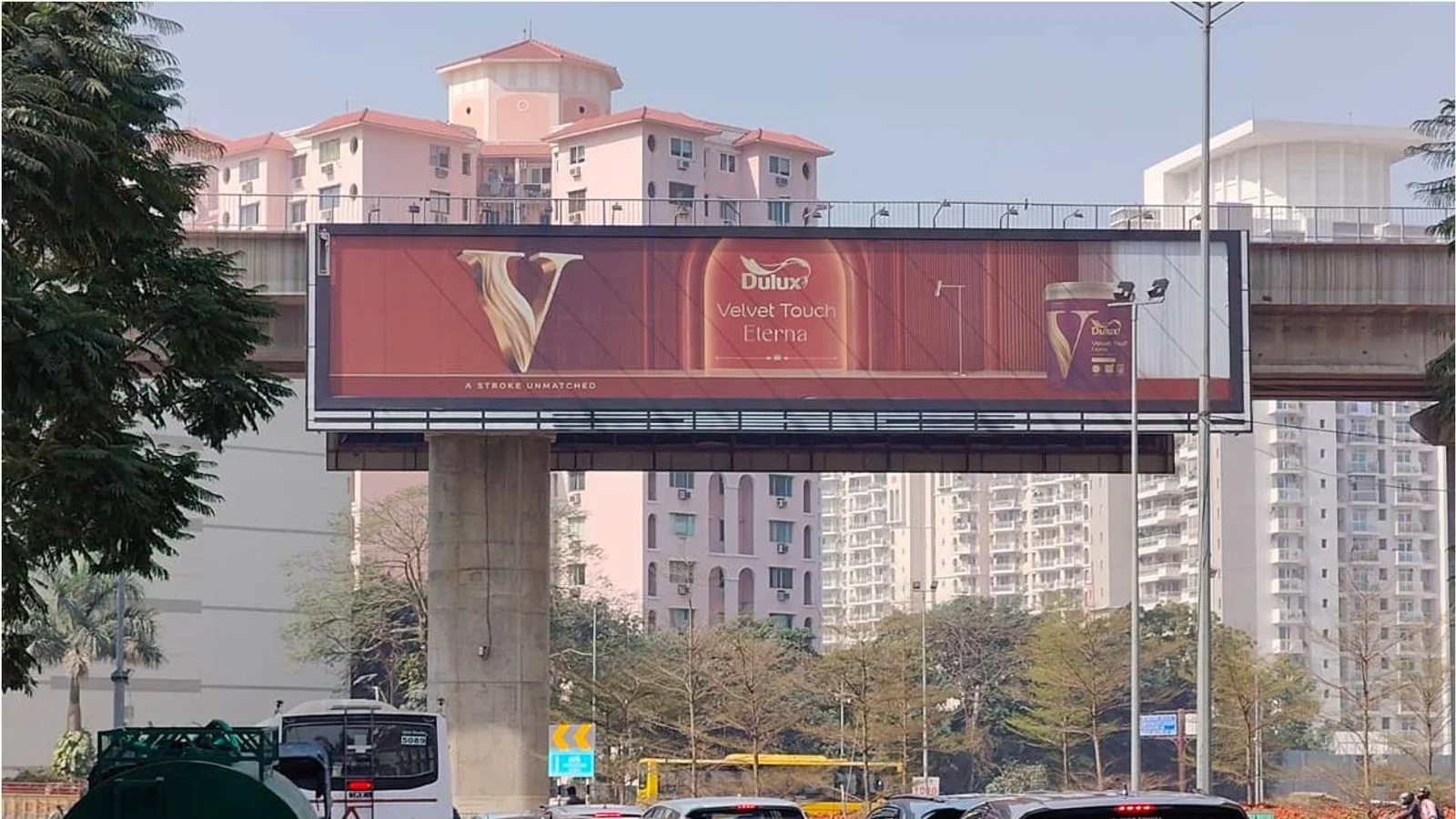 Hoarding at Shastri Nagar, Delhi — 12x6 ft back-lit outdoor advertising