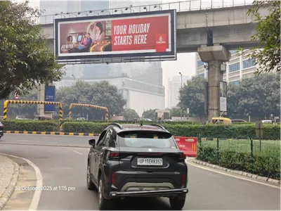 Hoarding at Shahdara, Delhi — outdoor advertising