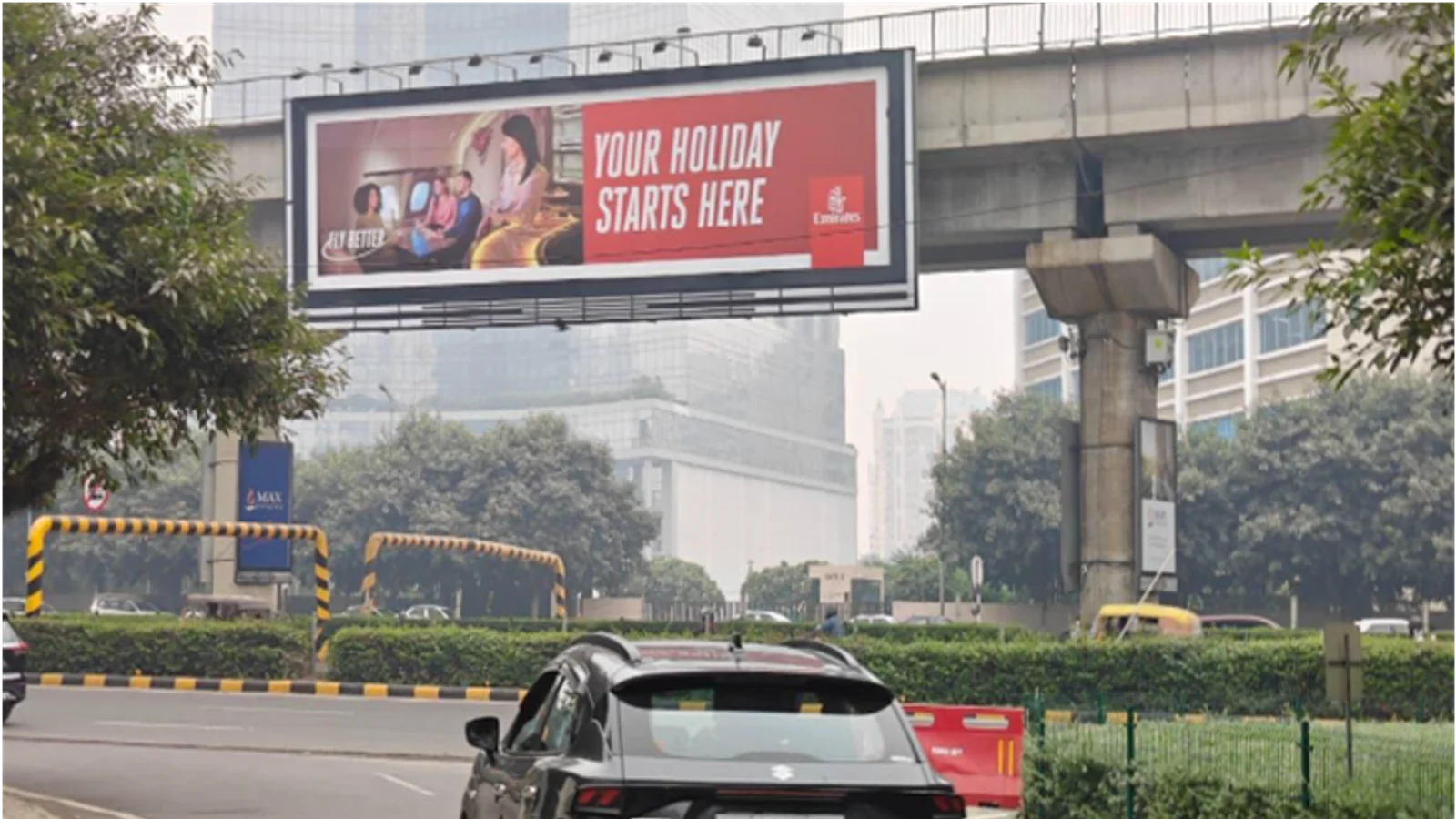 Hoarding at Shahdara, Delhi — 20x10 ft front-lit outdoor advertising