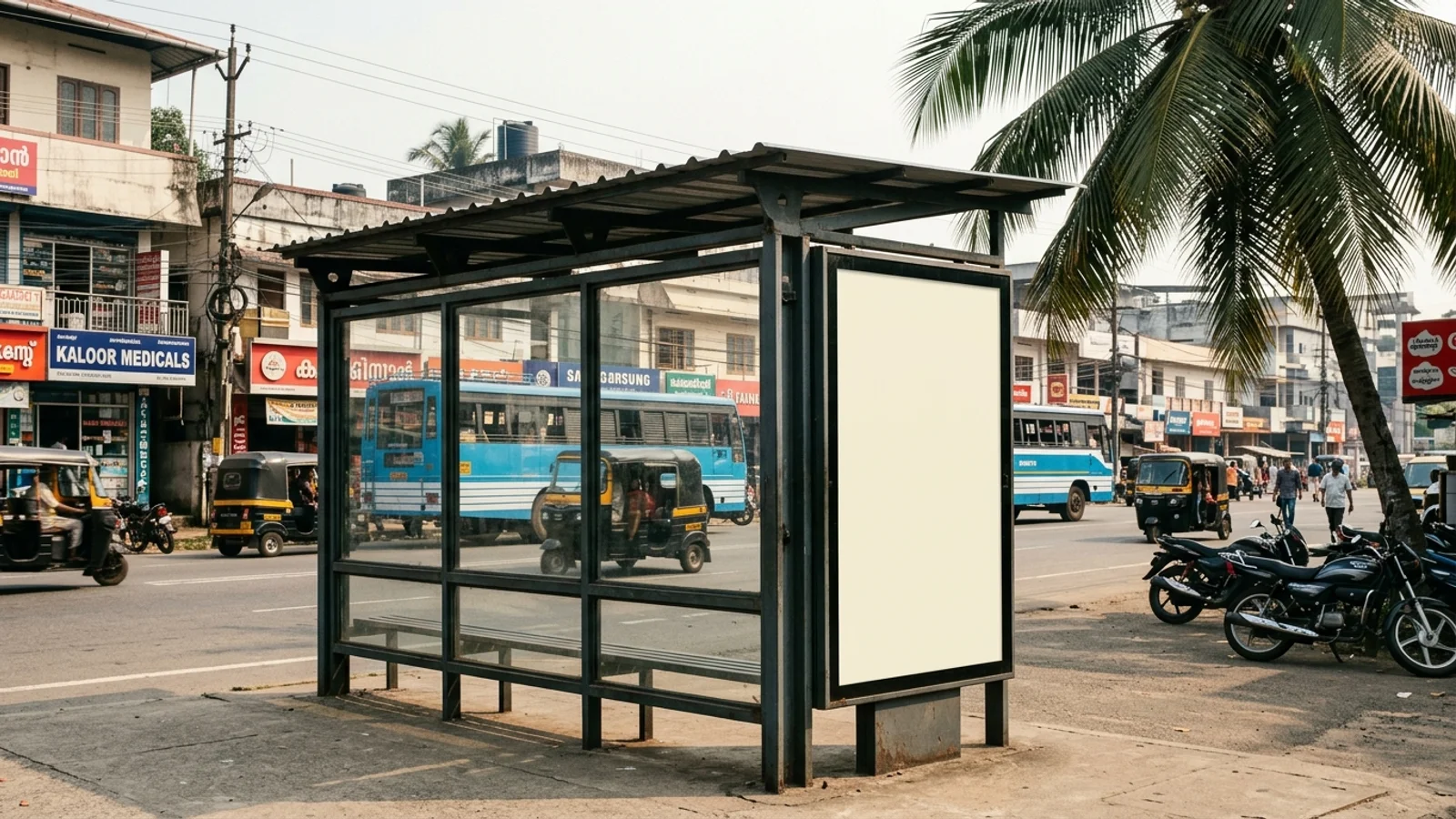 Hoarding at Shenoys, Kochi — 40x20 ft front-lit outdoor advertising