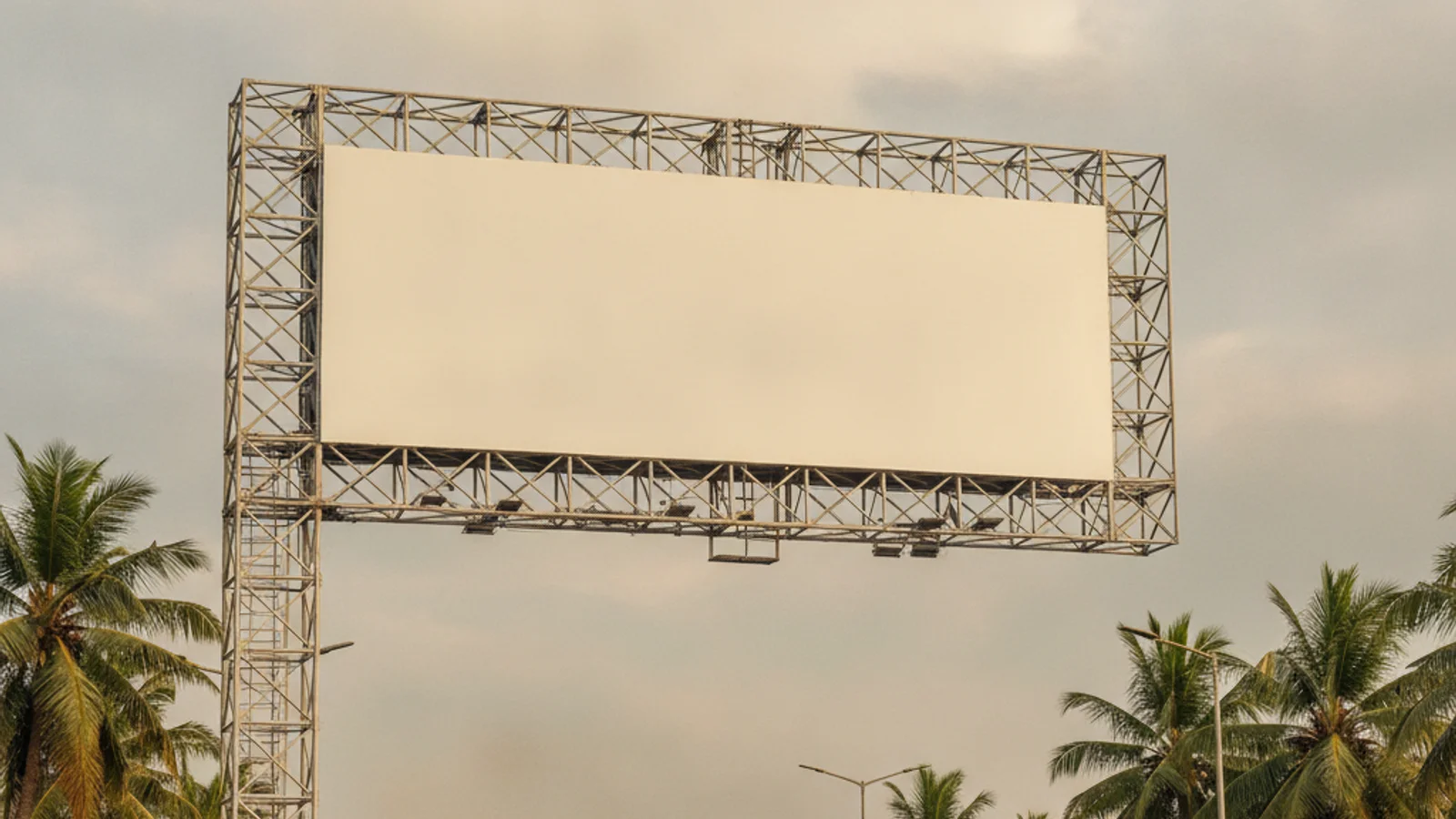 Hoarding at Taluk Kachery, Kollam — 25x30 ft non-lit outdoor advertising
