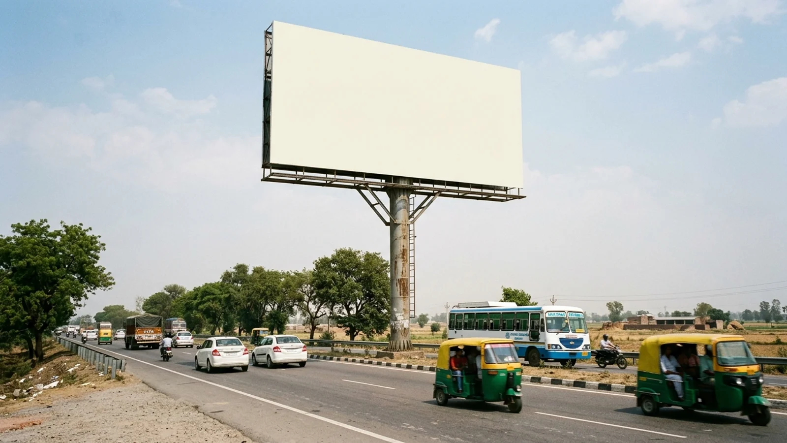 Hoarding at Vijay Nagar, Bhiwani — 20x10 ft non-lit outdoor advertising