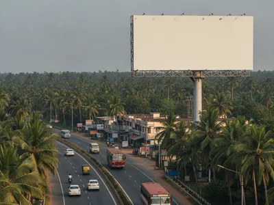 Hoarding at Asramam Kollam, 72725, Kollam — outdoor advertising