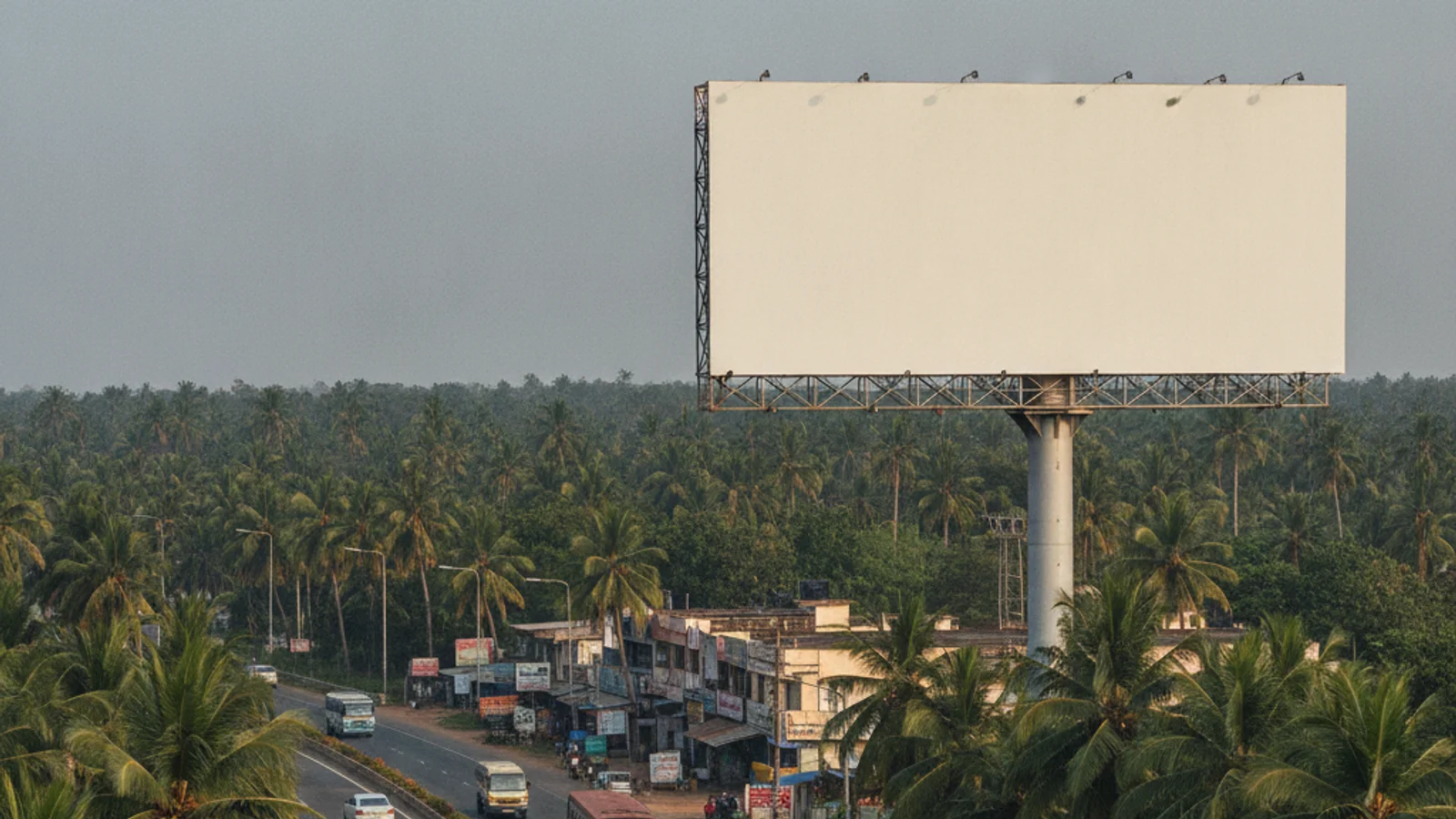 Hoarding at Vadakkevila, Kollam — 40x20 ft non-lit outdoor advertising
