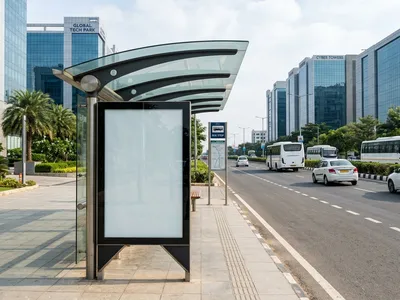 Hoarding at Ameerpet, Hyderabad — outdoor advertising