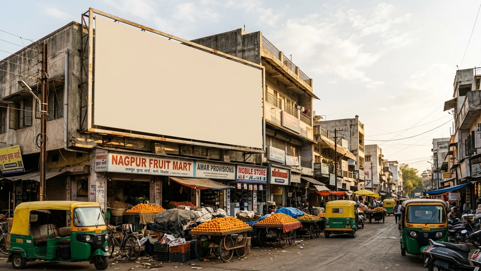 Hoarding at Hansapuri,, Nagpur — 60x20 ft non-lit outdoor advertising