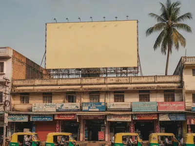 Hoarding at Jintal Khammam, 93228, Khammam — outdoor advertising