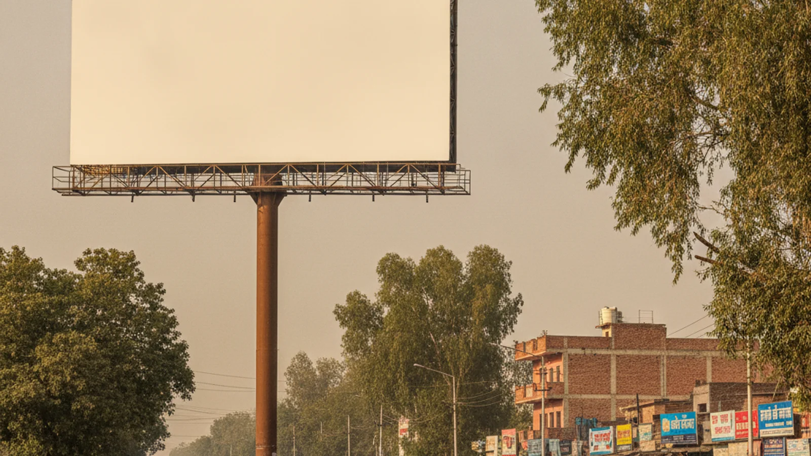 Hoarding at Karamana Thiruvananthapuram, Hapur — 18x20 ft front-lit outdoor advertising