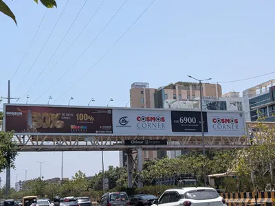 Hoarding at Civil Lines, Delhi — outdoor advertising