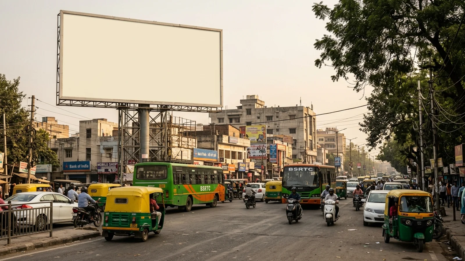 Hoarding in Patna — 60x30 ft front-lit outdoor advertising