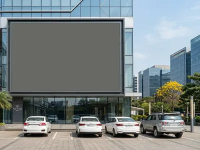 Hoarding at Ghatkopar East, Mumbai — outdoor advertising