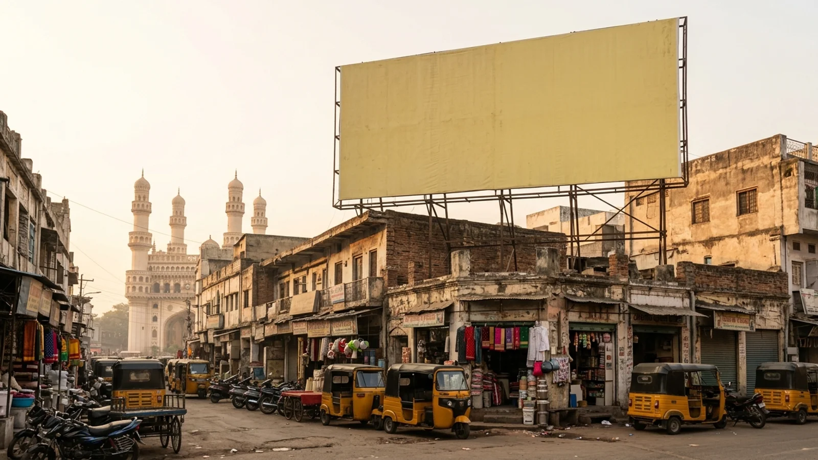 Hoarding in Hyderabad — 65x25 ft front-lit outdoor advertising