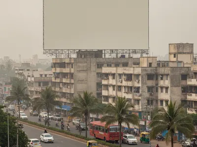 Hoarding at Virar West Virar, 89436, Vasai-Virar — outdoor advertising