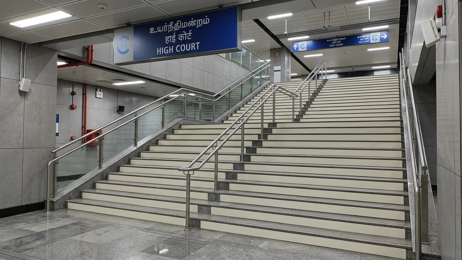 Metro Platform Screen Door at Platform Screen Door at Metro Station AG-DMS, Chennai, Chennai — non-lit transit advertising