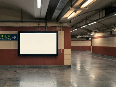 Digital Screen at Digital Screen at Metro Station Rajiv Chowk, Delhi, Delhi — outdoor advertising