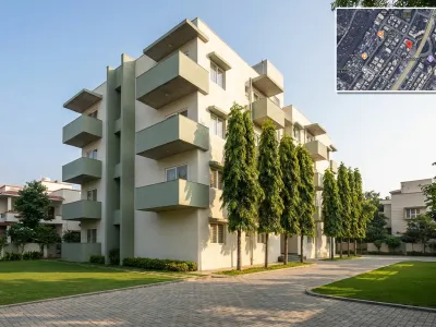 Apartment_society at Indrapuri, Mumbai — outdoor advertising