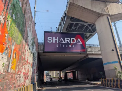 Hoarding at Old Delhi, Delhi — outdoor advertising