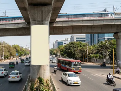 Hoarding at Begumpet, Hyderabad — outdoor advertising
