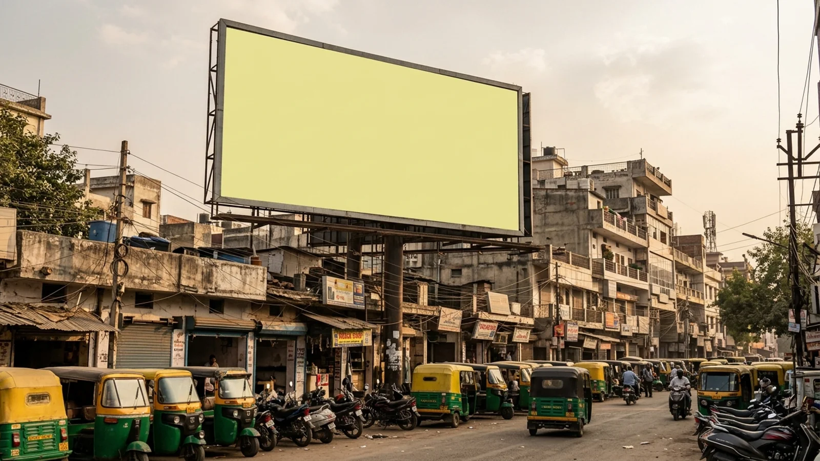 Hoarding at Channapatna Housing Board Colony Hassan, Patna — 20x20 ft non-lit outdoor advertising