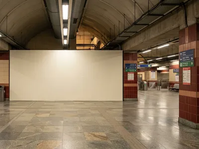 Back-Lit Panel at Back Lit Panel at Metro Station Pragati Maidan, Delhi, Delhi — outdoor advertising