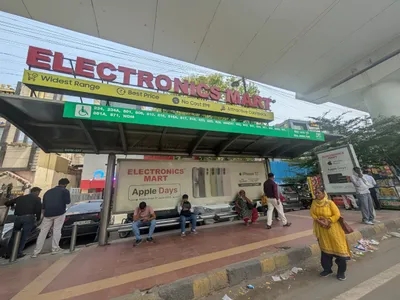 Hoarding in Delhi — outdoor advertising