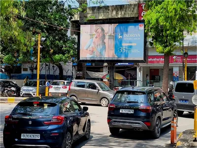 Hoarding at Katwaria Sarai, Delhi — outdoor advertising