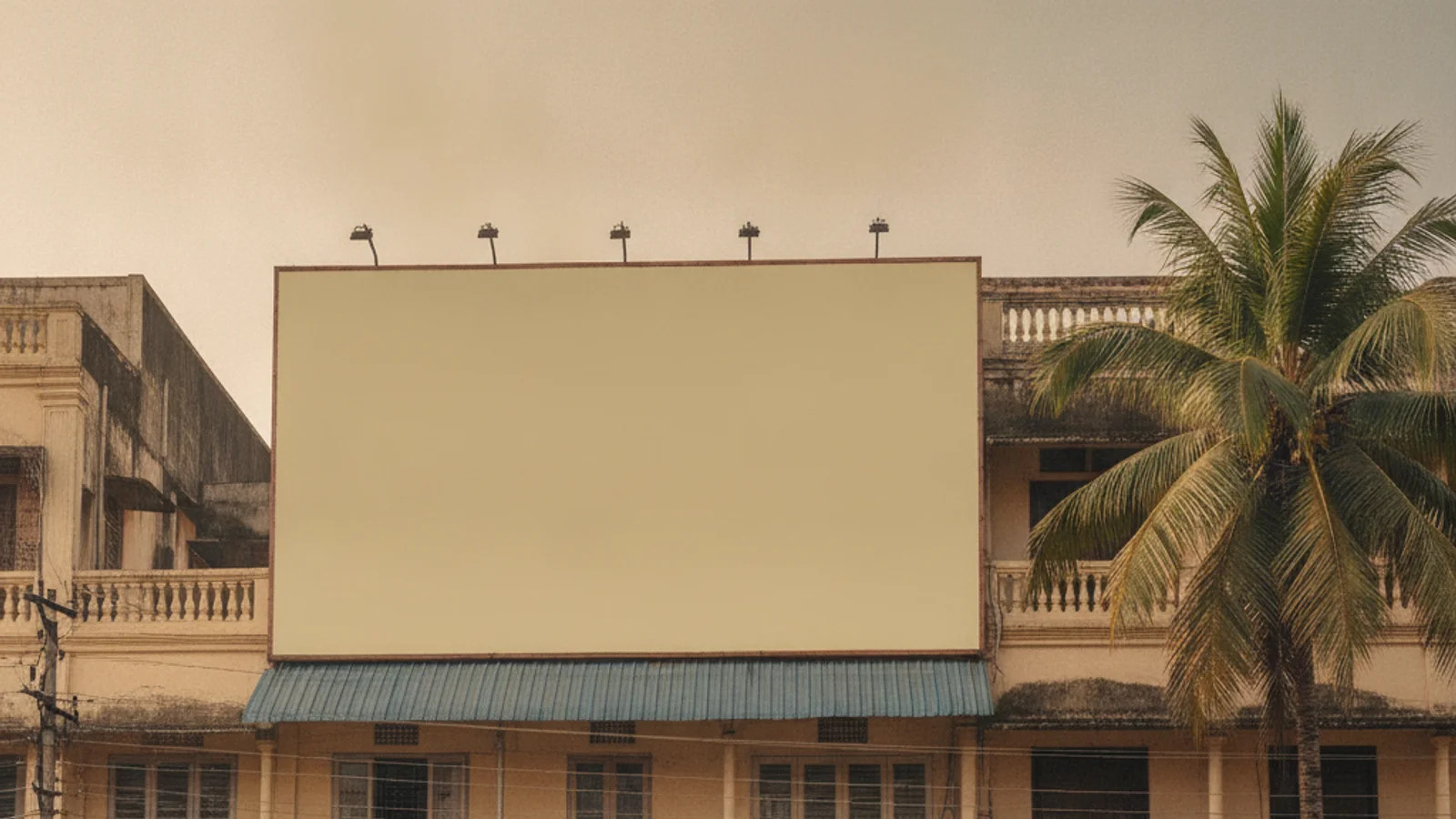 Hoarding at Chandranagar Colony, Palakkad — 57x30 ft non-lit outdoor advertising