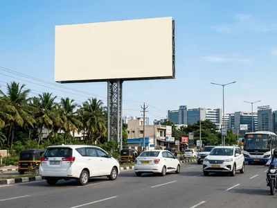 Bus Queue Shelter at Bus Shelter - Domlur Bengaluru, 30611, Bangalore — outdoor advertising