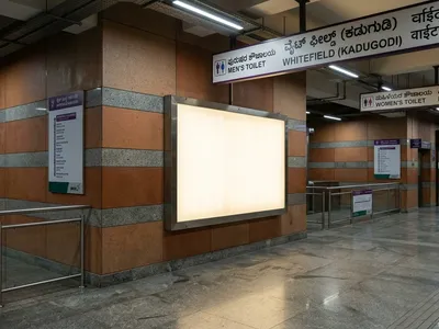 Branding Package at Branding Package at Metro Station Cubbon Park, Bangalore, Bangalore — outdoor advertising