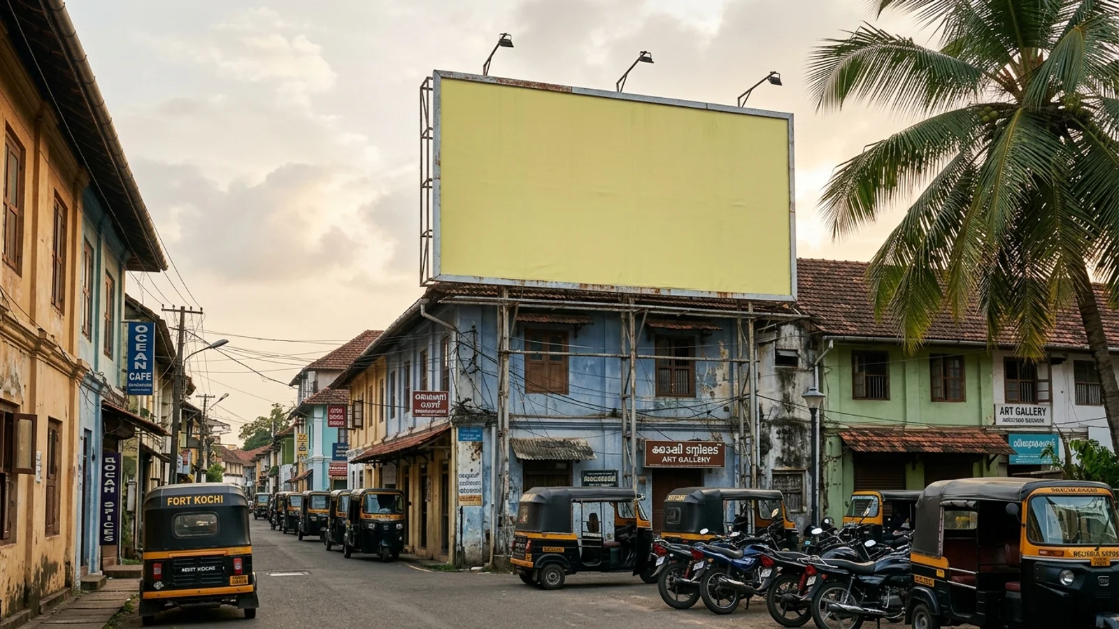 Hoarding at Kalamassery, Kochi — 50x25 ft front-lit outdoor advertising