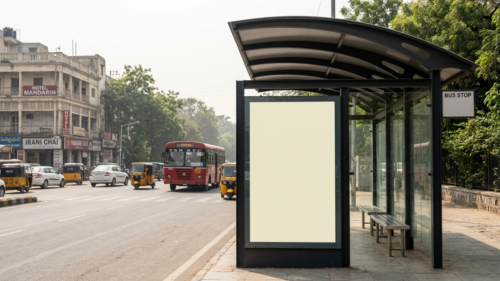 Hoarding at Bowenpally, Secunderabad — 55x25 ft front-lit outdoor advertising