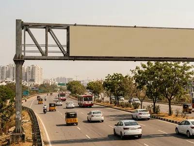 Hoarding at Madhapur, Hyderabad — outdoor advertising
