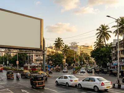 Hoarding at Vashi Navi, Mumbai — outdoor advertising