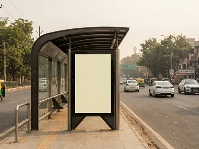 Hoarding at Greater Kailash, Delhi — outdoor advertising