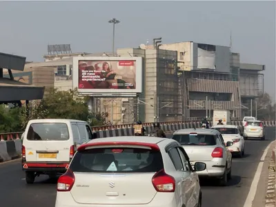 Hoarding at Naraina, Delhi — outdoor advertising