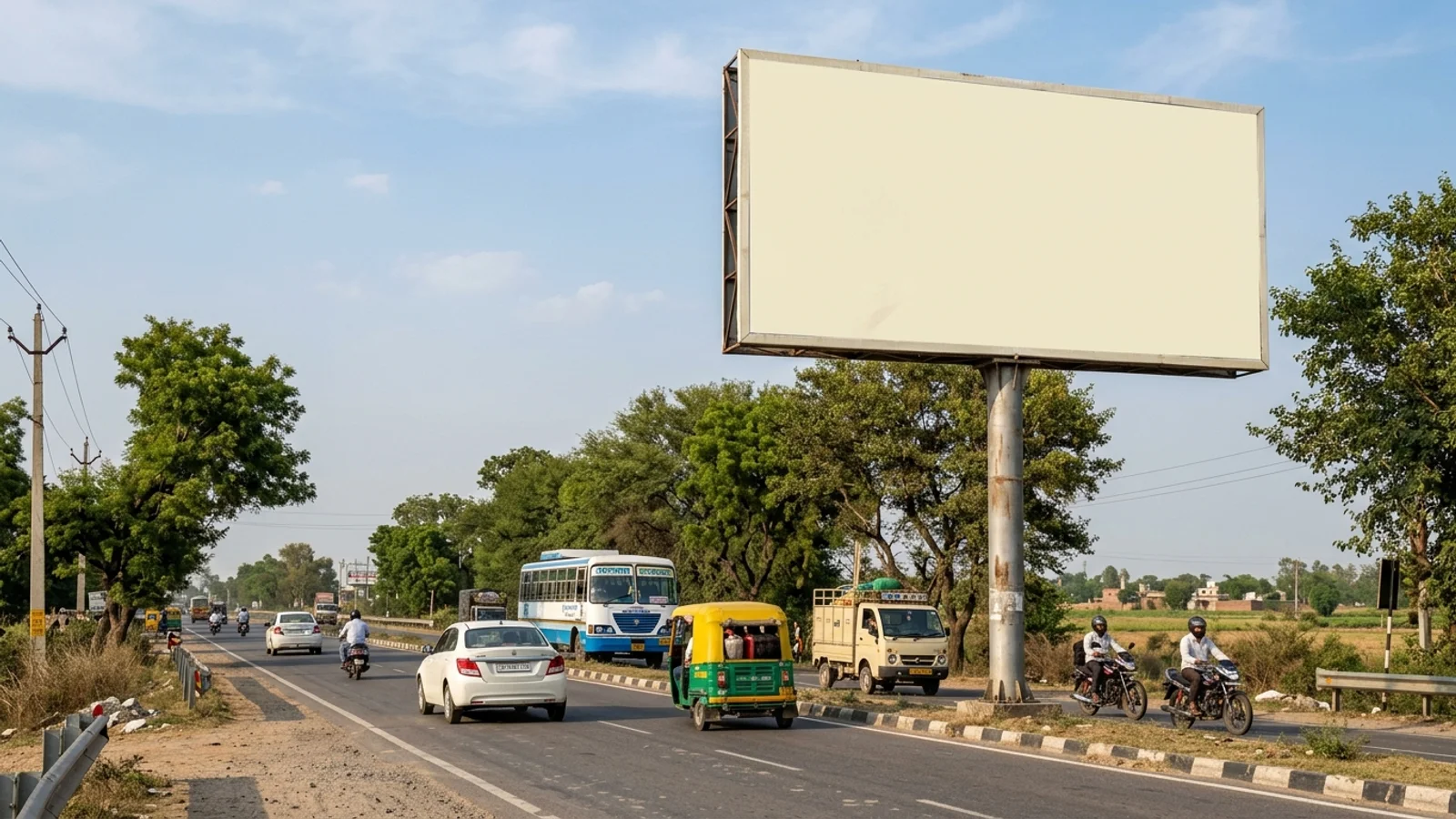 Hoarding at Friends Colony, Kaithal — 20x10 ft non-lit outdoor advertising