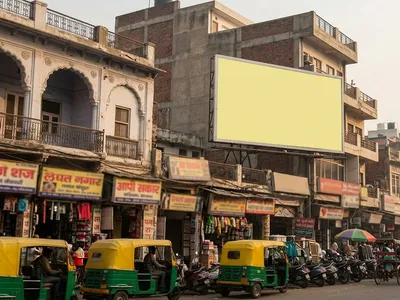 Digital OOH at Connaught Place, Delhi — outdoor advertising