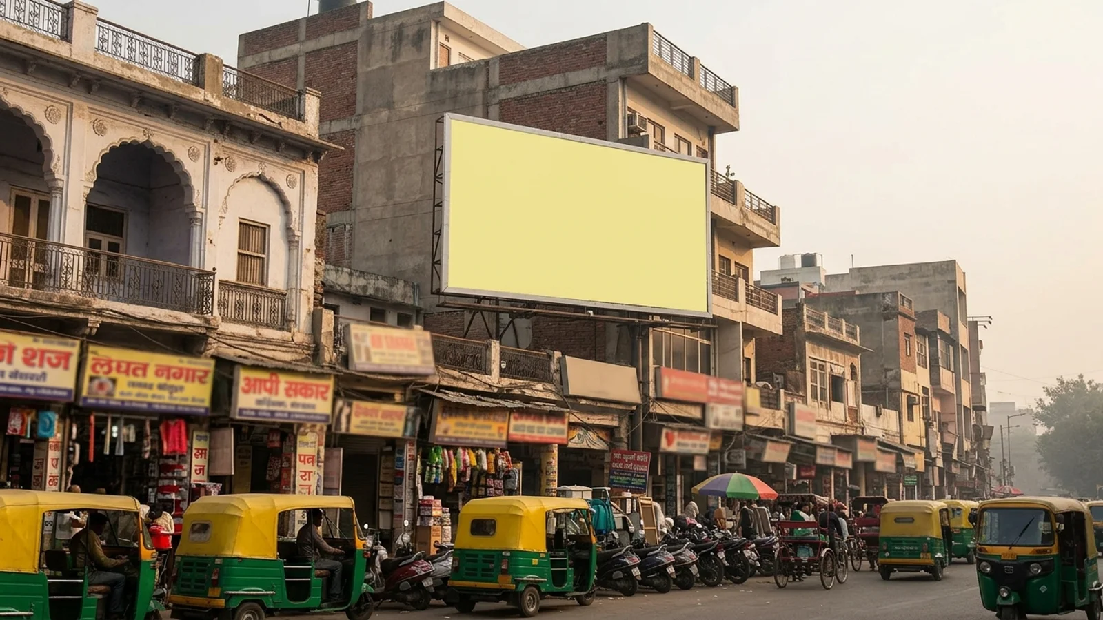 Digital OOH at Connaught Place, Delhi — digital outdoor advertising